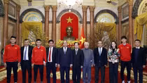 Không "kém" đồng nghiệp nữ, ĐTQG Việt Nam tiếp tục nhận thưởng "khủng"