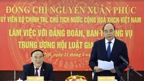 Chủ tịch nước làm việc với Trung ương Hội Luật gia Việt Nam