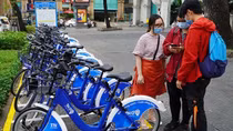Tất cả thời gian trong ngày đều có khách sử dụng dịch vụ xe đạp công cộng