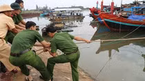 Các đơn vị Công an chủ động ứng phó với thời tiết nguy hiểm trên biển