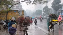 Miền Bắc đón Tết Nguyên đán với mưa, rét