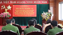 Công an Sơn La tập huấn sử dụng phần mềm đăng ký xe cơ giới