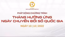 Phổ cập bộ nhận diện Ngày Chuyển đổi số quốc gia 10/10