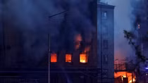 Ukraine tố Nga nã tên lửa vào trung tâm Kiev khi Tổng thư ký LHQ ở thăm