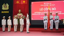 Công an tỉnh Bắc Kạn thành lập Tiểu đoàn CSCĐ dự bị chiến đấu