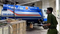 Tàu chở xăng dầu nhập lậu treo biển giả, ngụy trang tàu cá