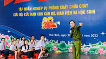 1.500 học sinh tiểu học tham gia tập huấn PCCC