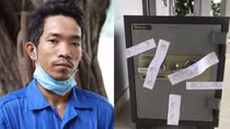 Khởi tố kẻ trộm két sắt gần UBND xã