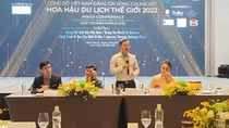 Đêm chung kết cuộc thi Hoa hậu Du lịch Thế giới diễn ra tại TP Vĩnh Yên