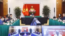 Thường trực Ban Bí thư hội đàm với Tổng Bí thư Đảng Cộng sản Ấn Độ Marxist