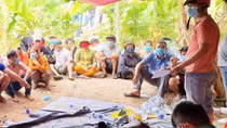 Thu gần 400 triệu từ sòng tài xỉu trong vườn chuối