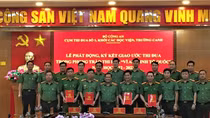 Cụm thi đua số 1 các học viện, trường CAND ký kết giao ước thi đua “Vì ANTQ”
