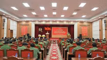 Khai mạc lớp tập huấn điều lệnh, võ thuật cho lãnh đạo cấp Cục và tương đương trong CAND