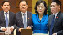 Thống đốc Ngân hàng Nhà nước và 3 Bộ trưởng trả lời chất vấn