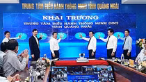 Khai trương Trung tâm điều hành thông minh tỉnh Quảng Ngãi