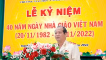 Trường Đại học Cảnh sát Nhân dân kỷ niệm 40 năm Ngày Nhà giáo Việt nam
