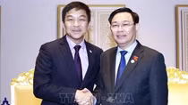 Chủ tịch Quốc hội Vương Đình Huệ gặp lãnh đạo quốc hội, nghị viện các nước
