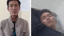 Bắt kẻ trộm đêm lao xe vào Công an