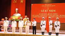 Công an tỉnh Hà Giang đón nhận Huân chương Chiến công hạng Ba