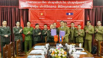 Tăng cường bảo đảm ANTT giữa Công an tỉnh Sơn La và Công an tỉnh Bò Kẹo