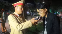 Tài xế có "hơi men" lái ôtô gây tai nạn rời khỏi hiện trường bị phạt 63 triệu đồng