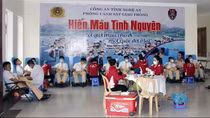 Hơn 100 CSGT Công an Nghệ An hiến máu tình nguyện