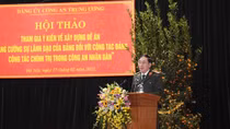 Tăng cường sự lãnh đạo của Đảng đối với công tác đảng, công tác chính trị trong CAND