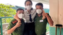CSGT xử lý kịp thời sự cố bất ngờ trước giờ thi
