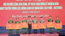 Bế mạc Hội thi điều lệnh, bắn súng, võ thuật CAND, Bảng thi số 3
