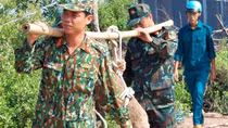 Trà Vinh xử lý quả bom 112 kg tại huyện Duyên Hải