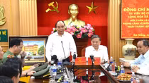 Chủ tịch nước Nguyễn Xuân Phúc thăm Phòng Cảnh vệ miền Trung