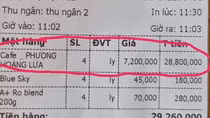 Sốc với ly cà phê có giá 7,2 triệu đồng