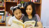 Trang viết màu mực tím