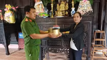 Làm rõ thủ phạm trộm chuông đồng tại Khu chứng tích Sơn Mỹ