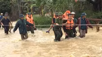 Công an các đơn vị, địa phương tập trung ứng phó, khắc phục hậu quả mưa lũ