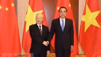 Tổng Bí thư Nguyễn Phú Trọng hội kiến Thủ tướng Quốc vụ viện Trung Quốc Lý Khắc Cường