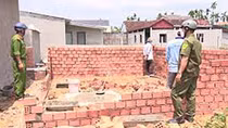 Lập biên bản các hộ xây nhà, làm mộ giả chờ đền bù