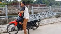 Mật phục bắt đối tượng chuyên trộm lan can ở bờ kè