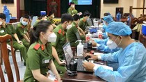 Sinh viên Đại học CSND hiến máu tình nguyện
