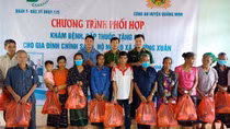 Khám bệnh, tặng quà cho bà con  xã miền núi Trường Xuân, Quảng Bình