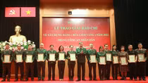 Tổng kết công tác đảng và trao Giải Búa Liềm Vàng trong CAND năm 2022