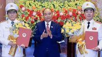 Thăng cấp bậc hàm Thượng tướng đối với hai đồng chí Thứ trưởng Bộ Công an