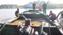 Xử lý nghiêm cát tặc trên sông Hậu và sông Cổ Chiên