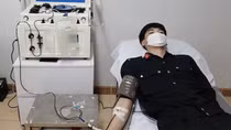 Đoàn viên Công an Hà Tĩnh hiến máu cứu người trong đêm