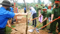 Trại giam Xuân Phước phát động “Tết trồng cây – Đời đời nhớ ơn Bác Hồ”