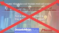 Sự kiện tôn vinh, tri ân các nhà báo và kêu gọi tài trợ là giả mạo