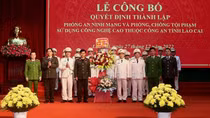 Thành lập Phòng An ninh mạng và phòng chống tội phạm công nghệ cao Công an tỉnh Lào Cai