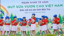 Những khoảnh khắc đẹp trên hành trình của Quỹ sữa Vươn cao Việt Nam năm thứ 15