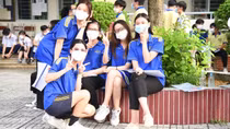 Sĩ tử tự tin bước vào môn thi tốt nghiệp THPT đầu tiên