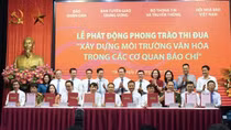 Phát động phong trào thi đua “Xây dựng môi trường văn hoá trong cơ quan báo chí”